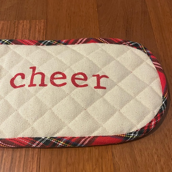 ❤️ Mud Pie ❤️ NWT ❤️ Double Christmas Oven Mitt & Towel Set, Spreading Cheer - Picture 8 of 15
